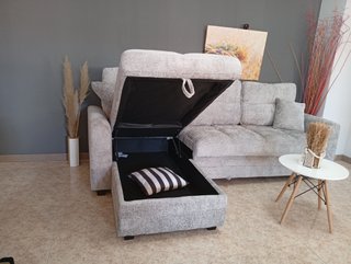 Sofá Cama Miren GC, Chaiselong + Arcón. ¡REBAJADO!