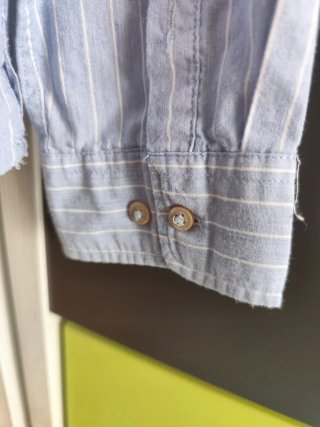 Camisa niño azul rayas 13-14 años