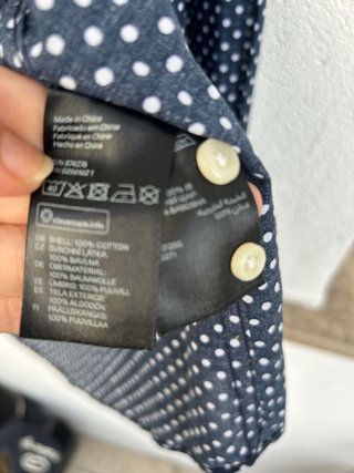 Camisa hombre de algodón H&M,  XL amplia