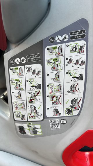 Silla de coche Britax Römer negra