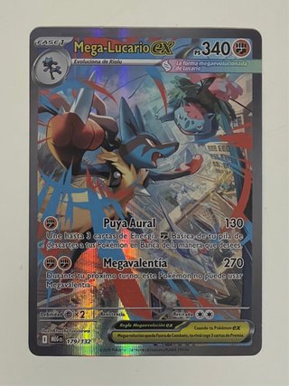 Mega Lucario EX 179/132 Carta Pokémon