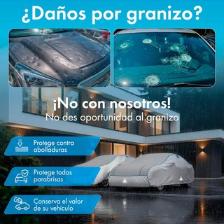 Funda coche antigranizo impermeable