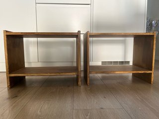 2 Mesa Auxiliar Ikea Madera