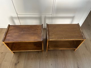 2 Mesa Auxiliar Ikea Madera