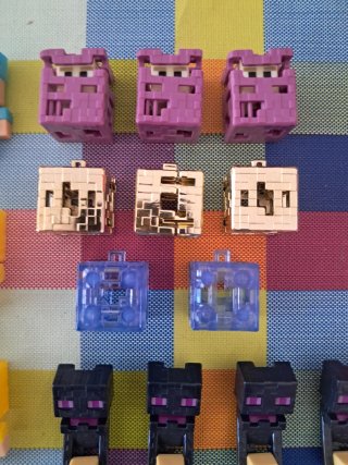 Creeper Azul Kinder Joy Minecraft