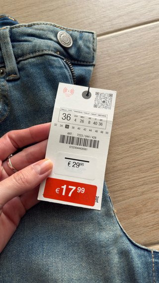 Vaqueros Zara Talla 36 Nuevos con Etiqueta