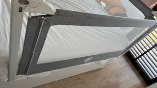 Barrera Cama Monkey Mum Gris Oscuro 150cm.