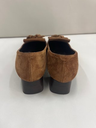 Mocasines DIBIA serraje mujer marrones