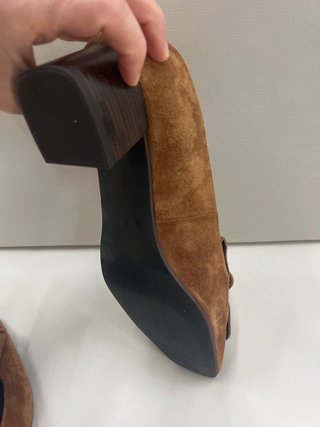 Mocasines DIBIA serraje mujer marrones