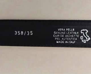 Cintura Ingegno Vera Pelle 125cm