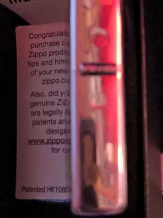 Zippo original Made in USA cromado cowboy