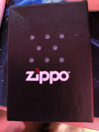 Zippo original Made in USA cromado cowboy