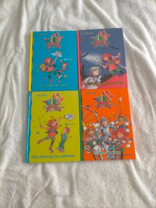 Lote de 4 libros de Kika superbruja