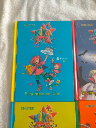 Lote de 4 libros de Kika superbruja