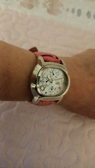 Reloj Festina Cronógrafo Rosa y Plateado