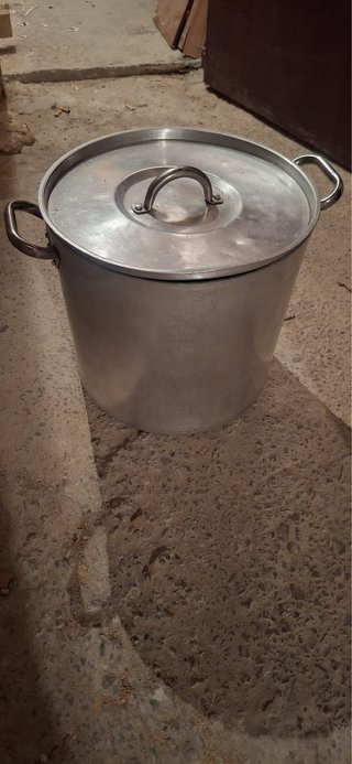 Olla Aluminio 30/40L con Tapa