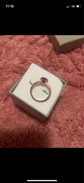 Anello Anellia & Co con pietra cuore rossa