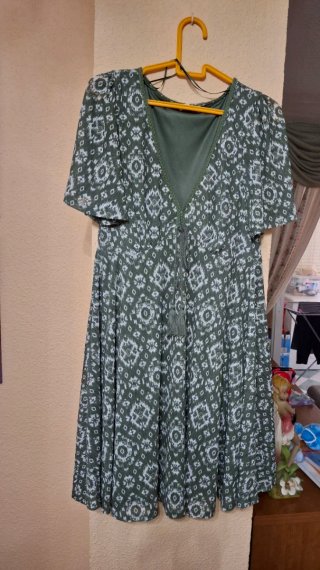 Vestido Verano Springfield Verde