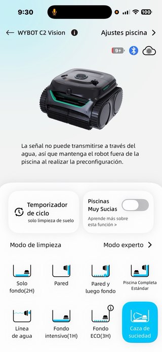 Robot Limpiafondos WYBOT Negro/Verde