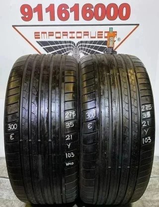 275 35 21 Y DUNLOP RUEDA AL 90% VIDA UTIL
