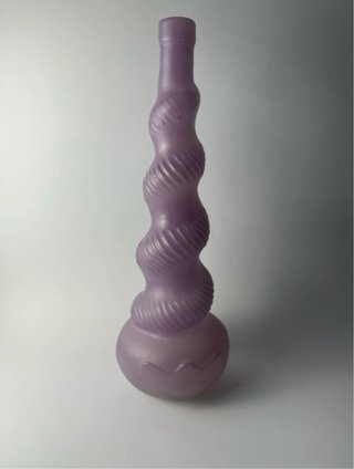 Jarrón Lila Espiral