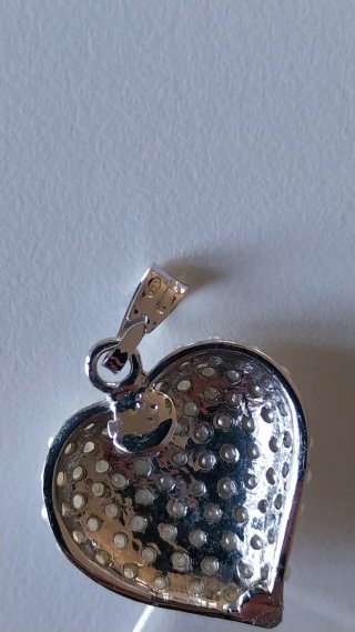Set Argento 925 vintage Collana perle pietra