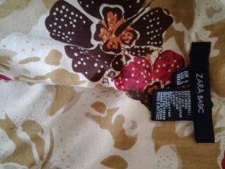 Chaqueta Zara Marrón/Gris