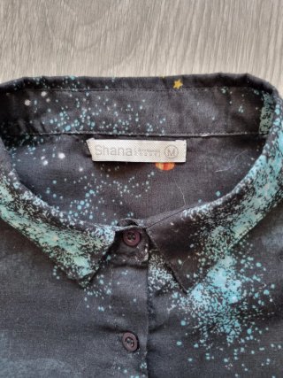 Camisa Estampada Mujer  Estampado de la galaxias