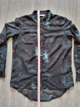 Camisa Estampada Mujer  Estampado de la galaxias