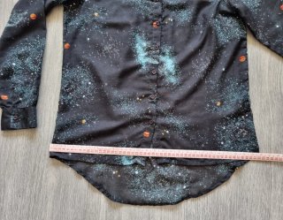 Camisa Estampada Mujer  Estampado de la galaxias