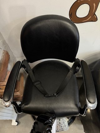 Sillon de barberia infantil diseño de caballo