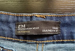 Zara Vaqueros Azules Talla M/40
