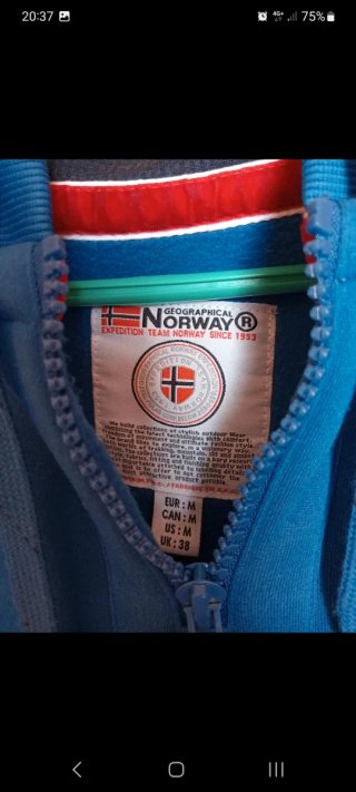 Sudadera Geographical Norway Azul