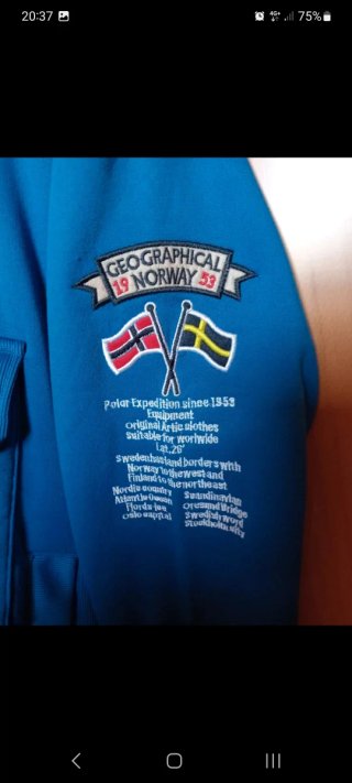 Sudadera Geographical Norway Azul