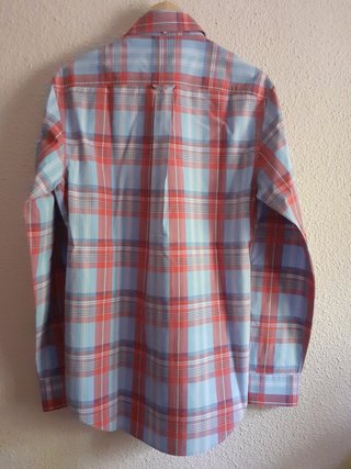 Camisa McGregor cuadros tonos azul rojo