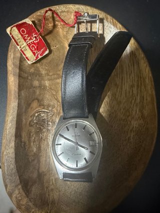 Reloj Omega Geneve Plata y Negro