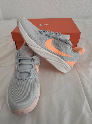 Nike Star Runner Mujer Gris Naranja