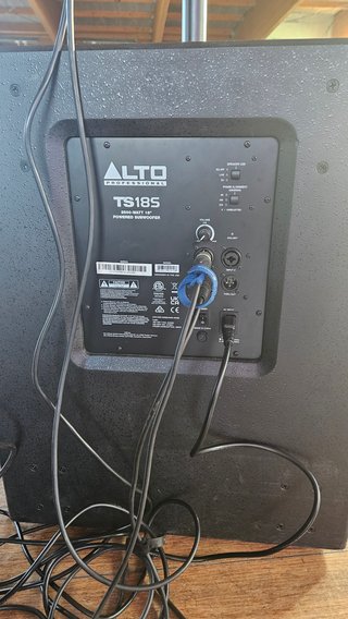 Equipo de Sonido Alto 10.000W Negro