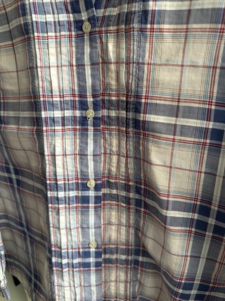 Camisa Massimo Dutti cuadros azul y blanco