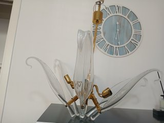 Lampadario Murano Seguso Vintage Anni '60 6 Luci