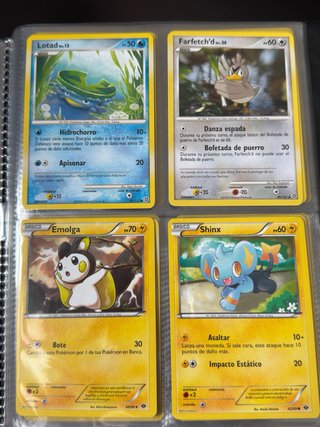 Cartas Pokémon Variadas