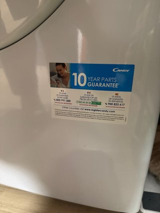 Lavadora Candy Smart 7kg - 10 años garantía