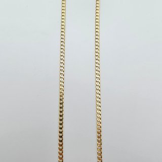 Cadena de Oro 18K, Cubana Maciza, 9,9gr, 48cm
