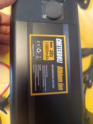 Batería Cheterdoli 48V 15000mAh Litio