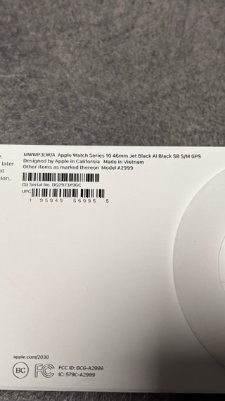 Apple Watch 10 46mm Grigio Siderale