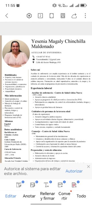 Se ofrece Cuidadora profesional