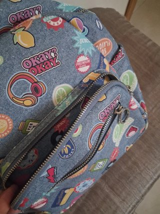 Mochila Juicy Couture Denim Estampada