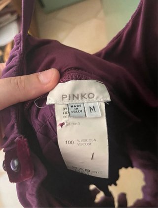 Pinko Top Viola Tg. 42 Coquette viscosa
