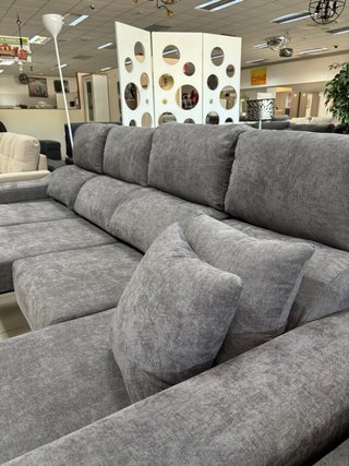 Sofá 3 plazas con chaise longue y arcón