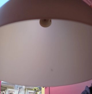 Lampadario Ikea bianco in plastica